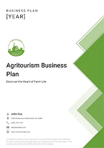 Agritourism Business Plan