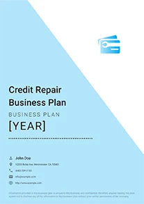 Credit Repair Business Plan