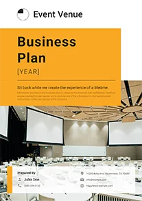 Event Venue Business Plan