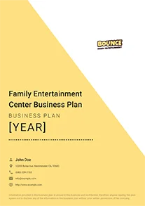 Family Entertainment Center Business Plan