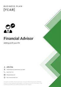 Financial Advisor Business Plan