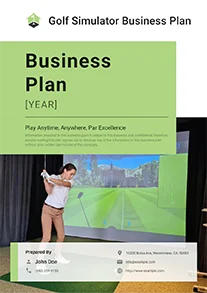 Golf Simulator Business Plan