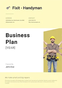 Handyman Business Plan