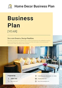 Home Decor Business Plan