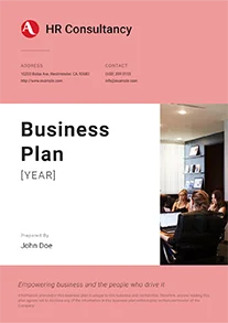 HR Consultancy Business Plan