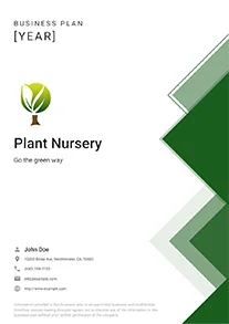 Plant Nursery Business Plan