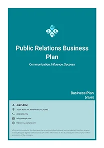 Public Relations Business Plan