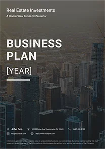 Real Estate Investment Business Plan