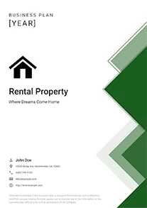 Rental Property Business Plan