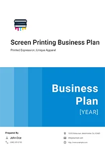 Screen Printing Business Plan