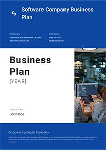 Software Company Business Plan