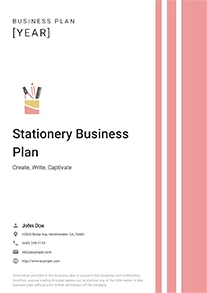 Stationery Business Plan