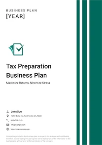 Tax Preparation Business Plan