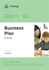 Tutoring Business Plan