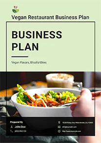 Vegan Restaurant Business Plan